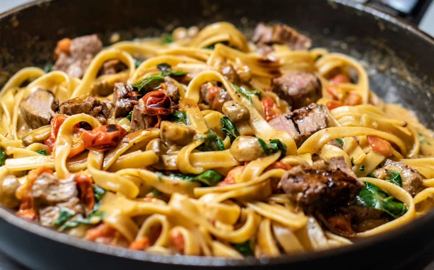 Verse pasta met seizoensgroenten